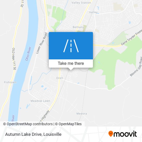 Autumn Lake Drive map