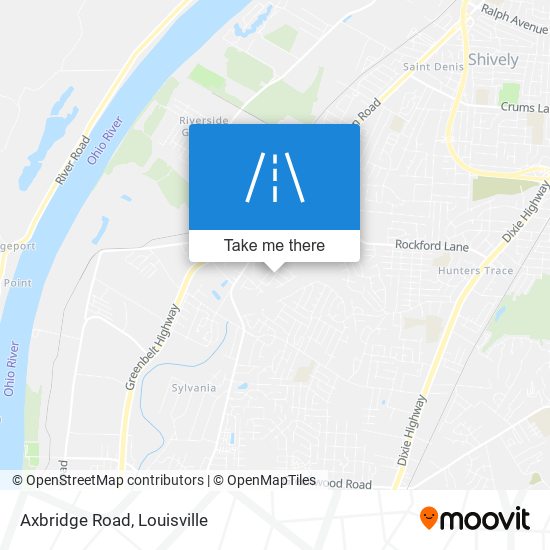 Axbridge Road map