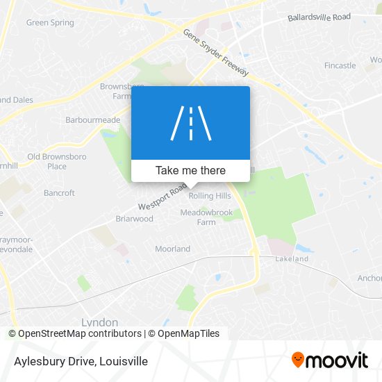 Aylesbury Drive map