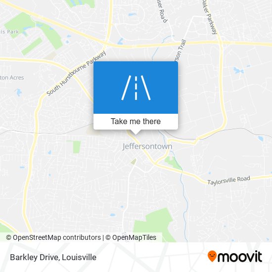 Barkley Drive map