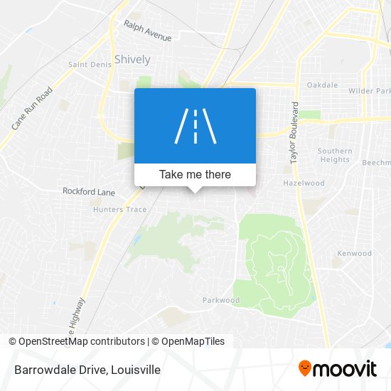 Barrowdale Drive map