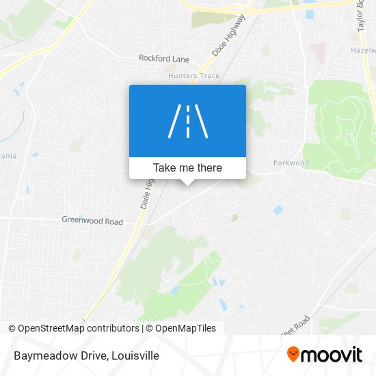 Baymeadow Drive map