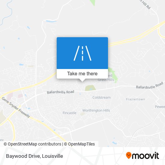 Baywood Drive map