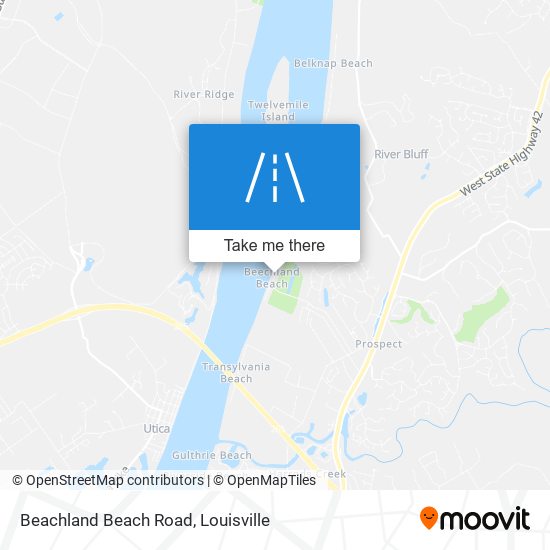 Beachland Beach Road map