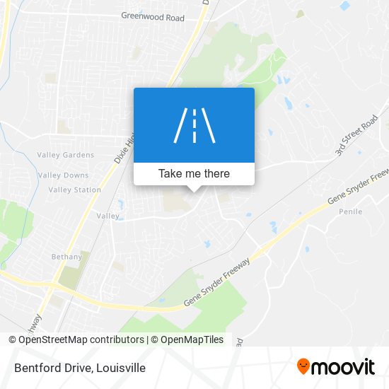 Bentford Drive map