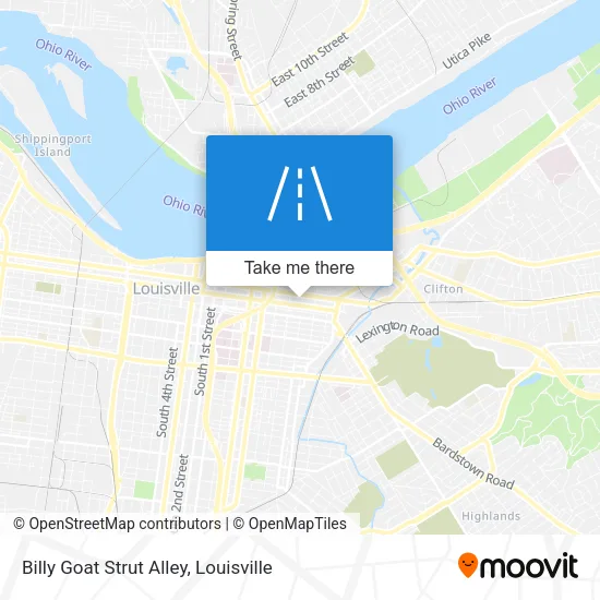 Billy Goat Strut Alley map