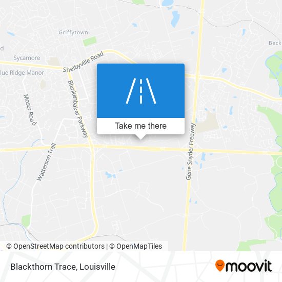 Blackthorn Trace map