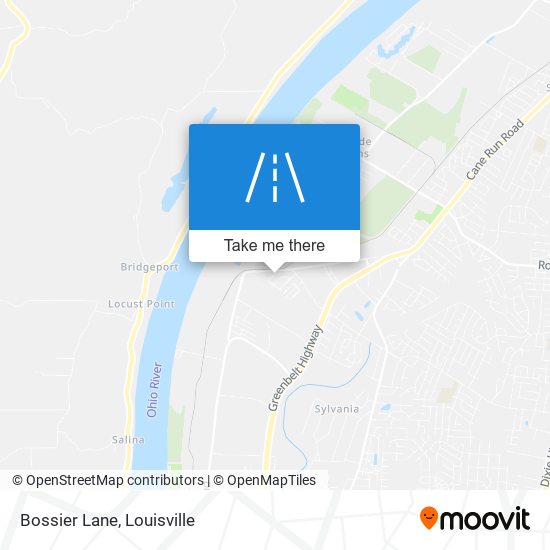 Bossier Lane map