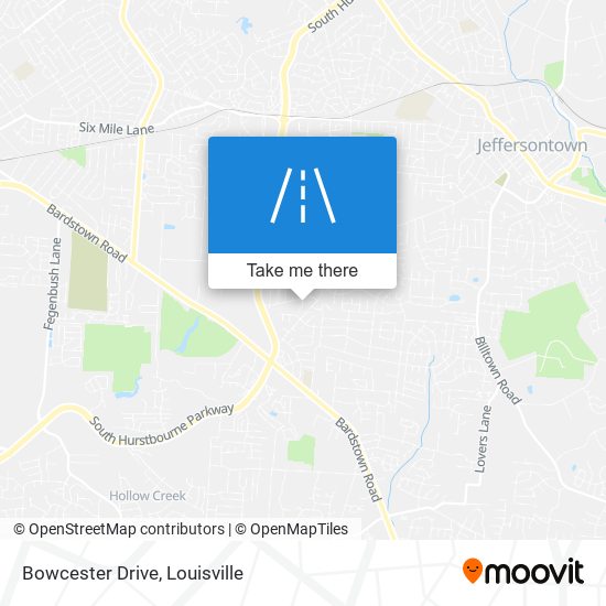 Bowcester Drive map