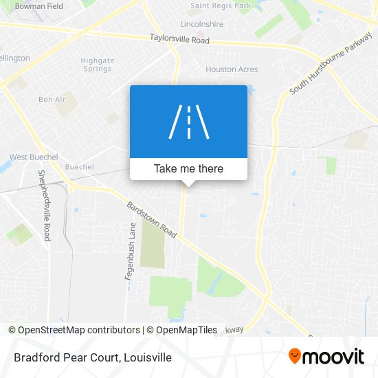Bradford Pear Court map