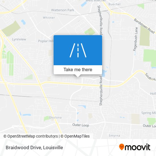 Braidwood Drive map