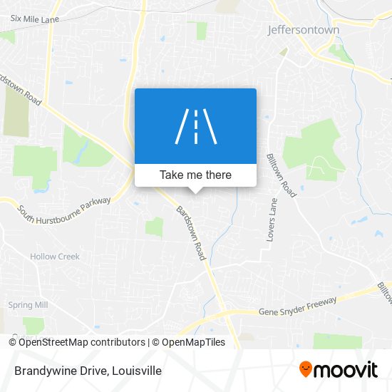 Brandywine Drive map