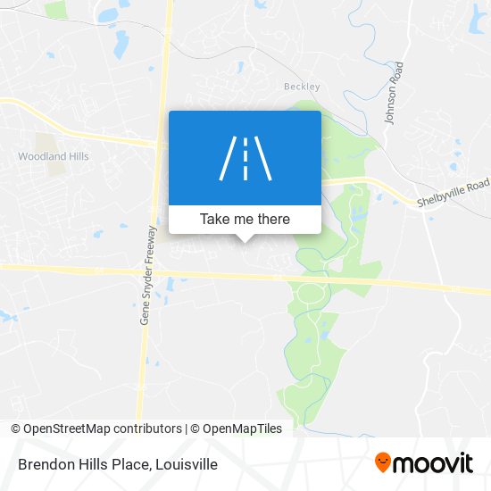 Brendon Hills Place map