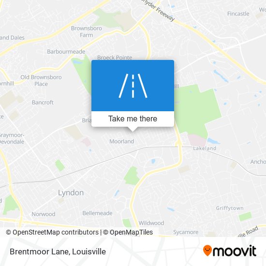 Brentmoor Lane map