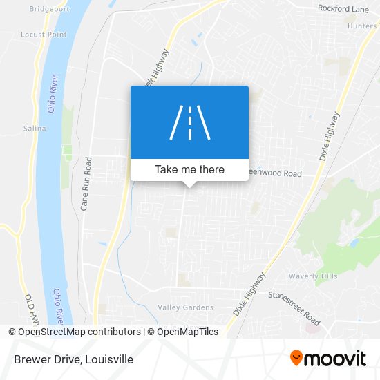 Brewer Drive map