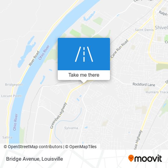 Bridge Avenue map