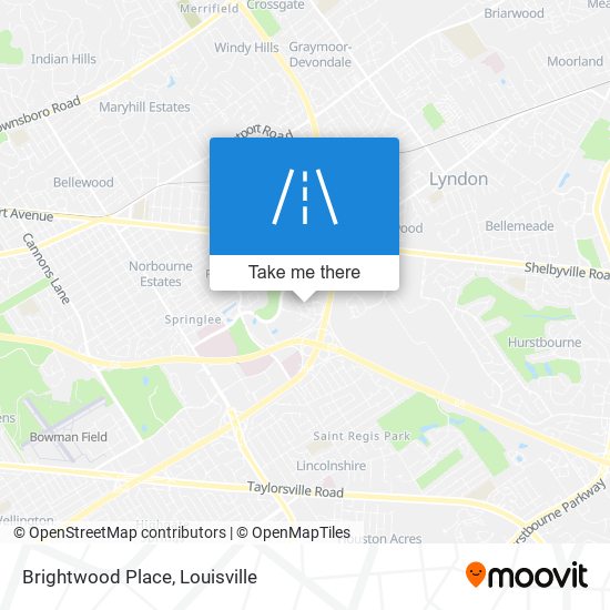 Brightwood Place map