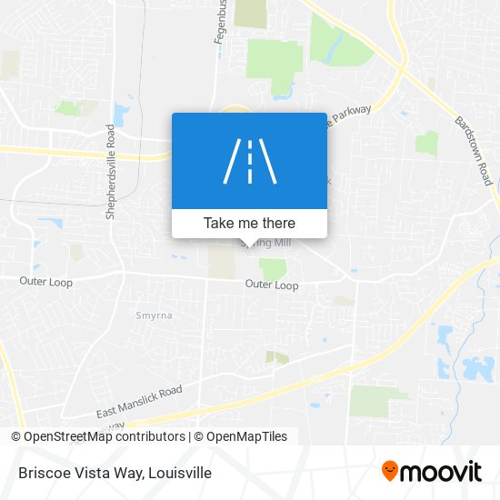 Briscoe Vista Way map