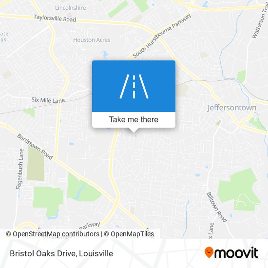 Mapa de Bristol Oaks Drive