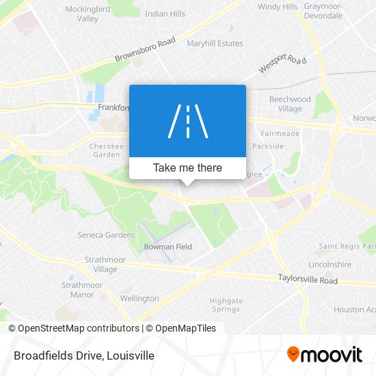 Mapa de Broadfields Drive