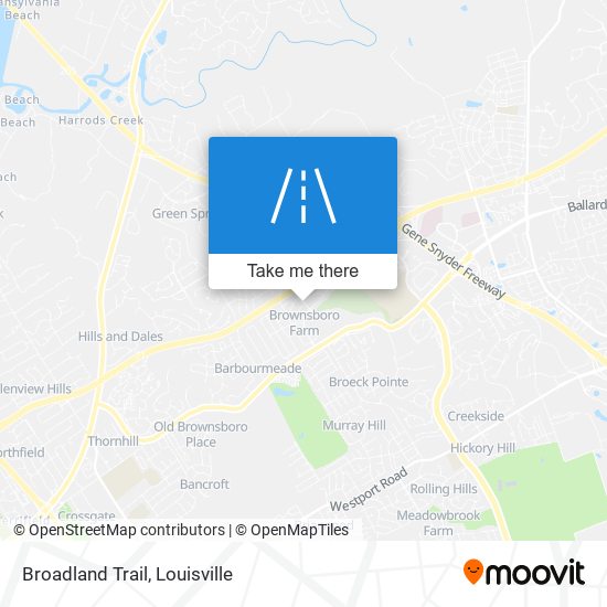 Broadland Trail map