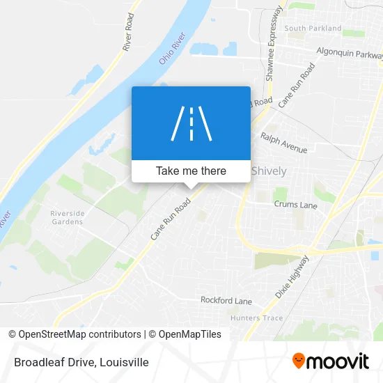 Broadleaf Drive map