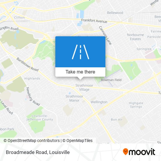 Mapa de Broadmeade Road