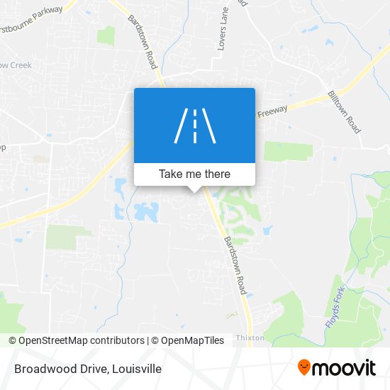 Broadwood Drive map