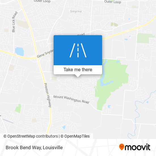 Brook Bend Way map