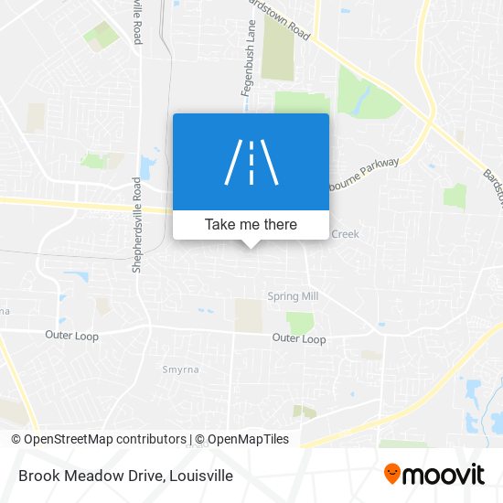 Brook Meadow Drive map
