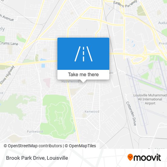 Brook Park Drive map