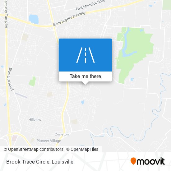 Mapa de Brook Trace Circle
