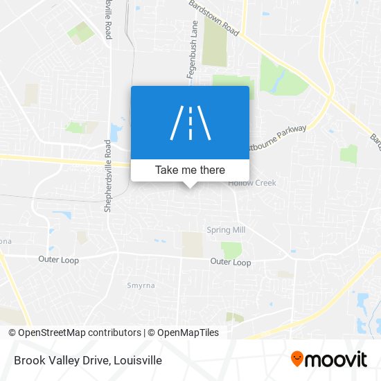 Brook Valley Drive map