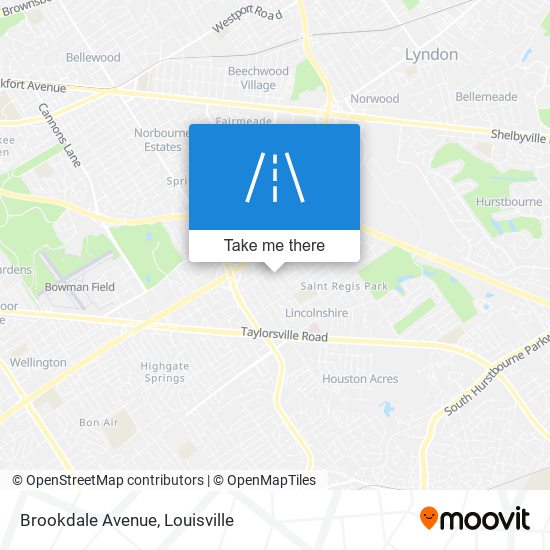 Mapa de Brookdale Avenue