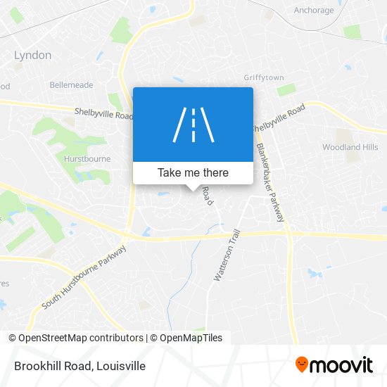 Brookhill Road map