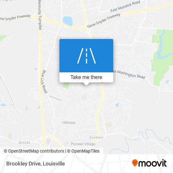 Brookley Drive map