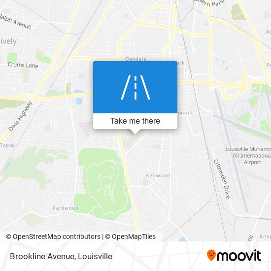 Mapa de Brookline Avenue