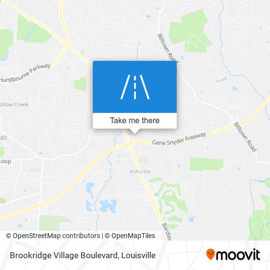 Mapa de Brookridge Village Boulevard