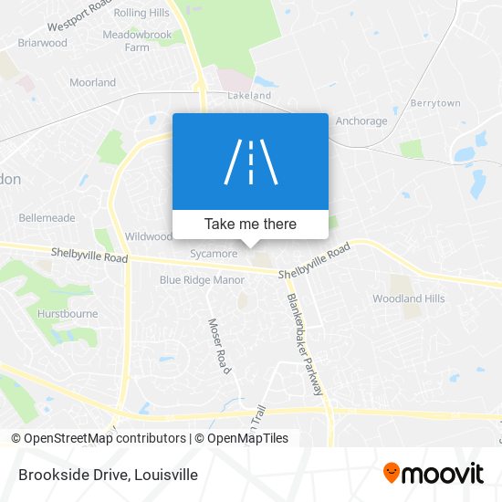 Mapa de Brookside Drive