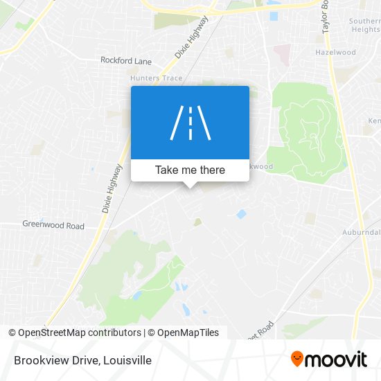 Brookview Drive map