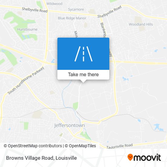 Browns Village Road map