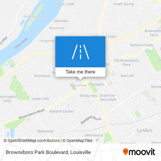 Brownsboro Park Boulevard map