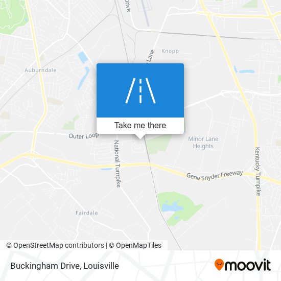 Mapa de Buckingham Drive