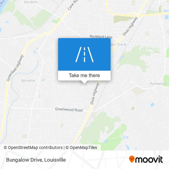 Bungalow Drive map