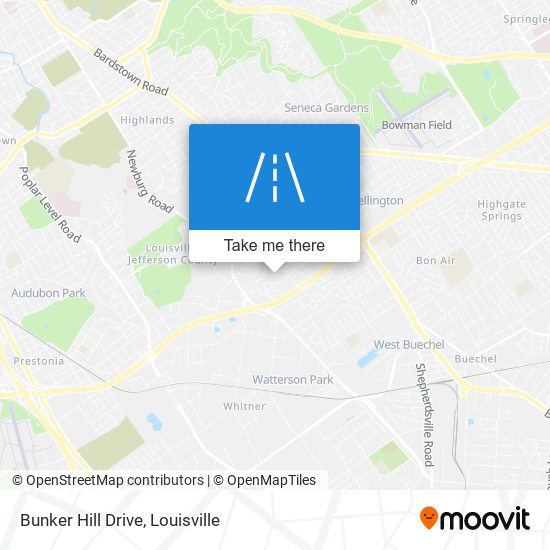 Bunker Hill Drive map