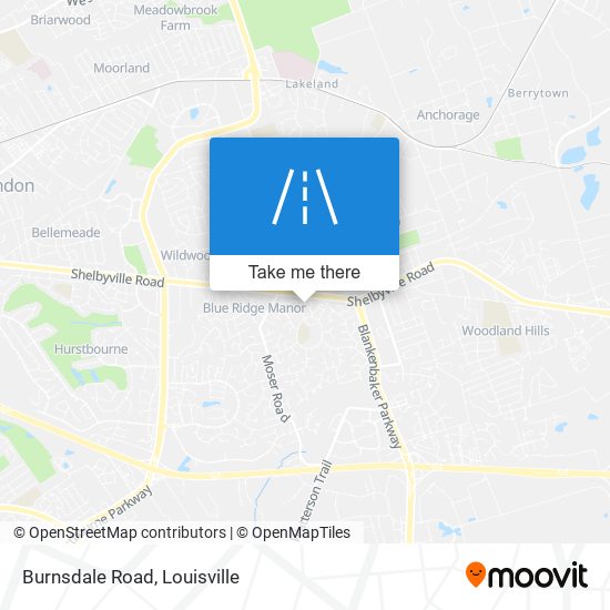 Mapa de Burnsdale Road