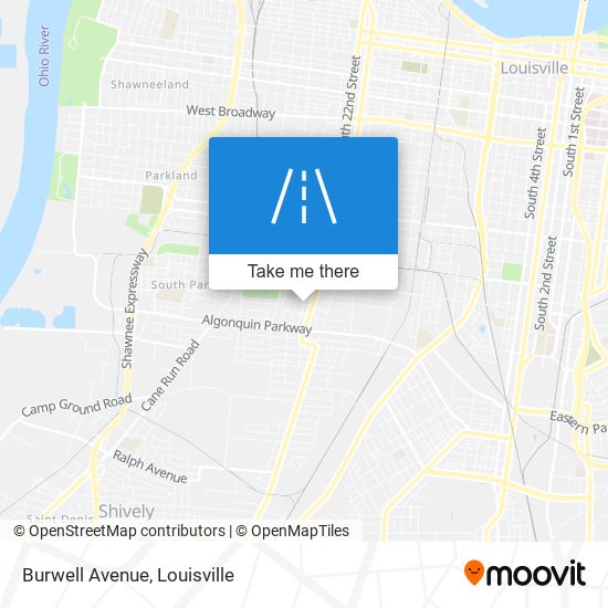 Burwell Avenue map