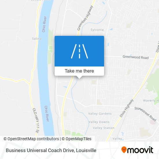 Business Universal Coach Drive map