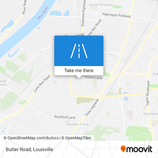 Butler Road map