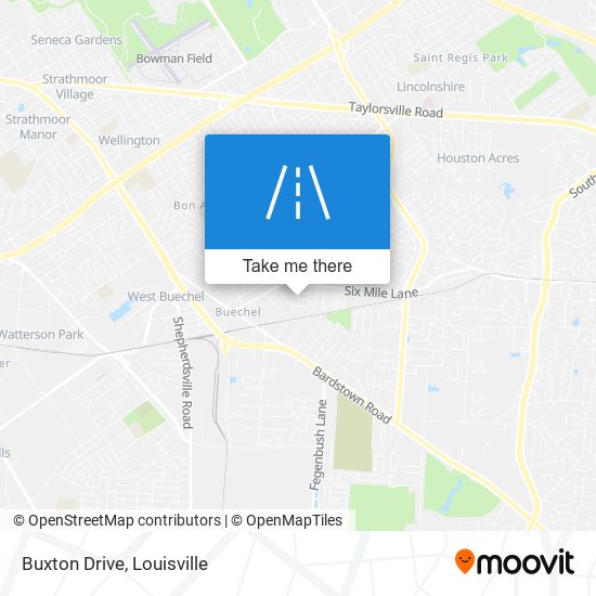 Mapa de Buxton Drive